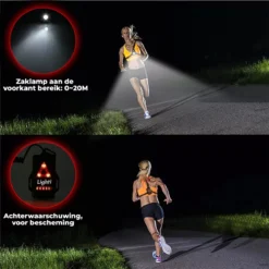 Lighti® LED Hardloop Verlichting - Hardloop Lampjes - Wandel Verlichting - Hardloop Licht - Reflecterend Hardloopvest - Verlichting Hardlopen - Hardloopvest Met Verlichting - Wandelverlichting - USB Oplaadbaar - Verstelbaar -Merkloos Verkoop 1200x1200 1045