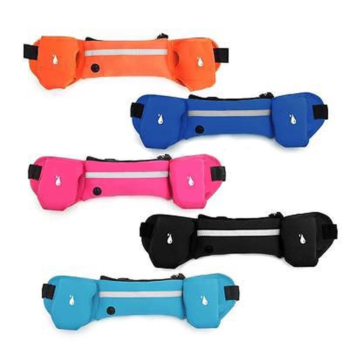 Merkloos Drinkgordel Met 2 Drinkflessen - Hardloop Riem Band / Telefoon Sport Heupriem Met Bidons 4 Merkloos Drinkgordel Met 2 Drinkflessen - Hardloop Riem Band / Telefoon Sport Heupriem Met Bidons - Afbeelding 4