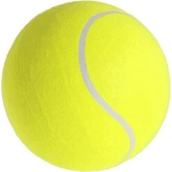 Tennisbal XL - Grote Tennisbal - Mega Tennisbal - Grote Bal - Sportballen - Geel - 22 Cm - Buitenspeelgoed - Tennissen - Sportmaterialen - Tennisballen