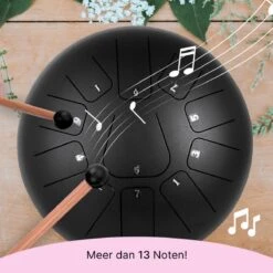Handpan Met Lesboek - Handpan 23CM Extra Groot - Handpan Tongue Drum - Healing Steel Tongue Drum - Hand Klankschaal - Meditatie - Handpan -Merkloos Verkoop 1200x1200 1138