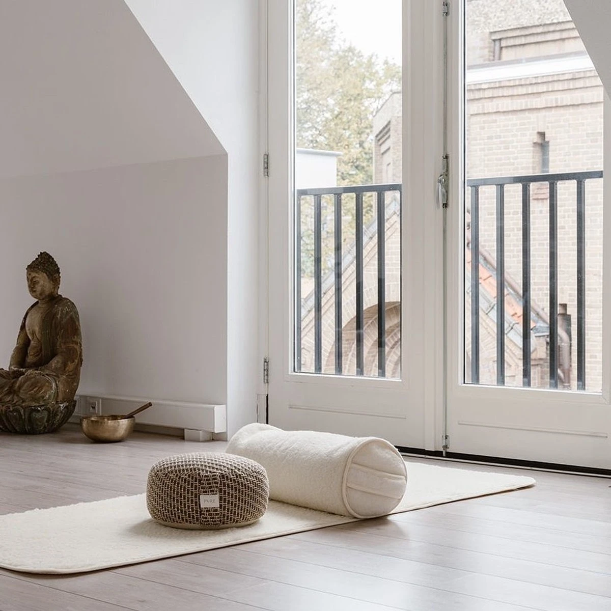 Yoga Bolster Merino Wol - Lotus 9 Yoga Bolster Merino Wol - Lotus - Afbeelding 9