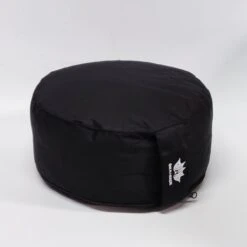 Om Namaste Meditatiekussen Rond Comfort Zwart 12cm Hoog