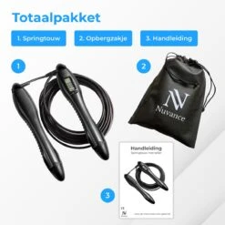 Nuvance - Professioneel Sport Springtouw Met Teller - Verstelbaar - Volwassenen En Kinderen - Jump Rope - Speedrope 13 Nuvance - Professioneel Sport Springtouw Met Teller - Verstelbaar - Volwassenen En Kinderen - Jump Rope - Speedrope -Merkloos Verkoop 1200x1200 119