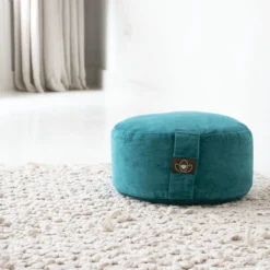 Meditatiekussen Velvet Eco Donkergroen Rond - Lotus | Yoga Kussen -Merkloos Verkoop 1200x1200 1247