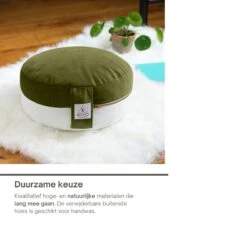 Meditatiekussen | Yoga Kussen | Boekweit | Groen -Merkloos Verkoop 1200x1200 1263
