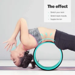 Merkloos Yogawiel - Yogawheel Gonex - Diameter: 33 Cm | 12.5 Cm Breed - Sterk Hoogwaardig Materiaal - Met Dikke Themoplastische Schuimlaag | Voor Ontspannings-, En Stretchoefeningen | Rugrol | Superaanbieding -Merkloos Verkoop 1200x1200 1283