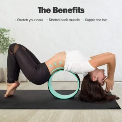 Merkloos Yogawiel - Yogawheel Gonex - Diameter: 33 Cm | 12.5 Cm Breed - Sterk Hoogwaardig Materiaal - Met Dikke Themoplastische Schuimlaag | Voor Ontspannings-, En Stretchoefeningen | Rugrol | Superaanbieding -Merkloos Verkoop 1200x1200 1285