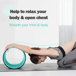 Merkloos Yogawiel - Yogawheel Gonex - Diameter: 33 Cm | 12.5 Cm Breed - Sterk Hoogwaardig Materiaal - Met Dikke Themoplastische Schuimlaag | Voor Ontspannings-, En Stretchoefeningen | Rugrol | Superaanbieding -Merkloos Verkoop 1200x1200 1286