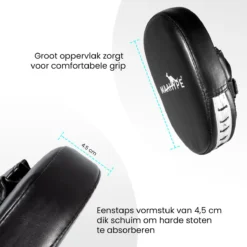 Boks Pads - Stootkussen - Pads Boksen - Bokszak - Trapkussen - Bokspads - Hand Pads - Bokshandschoenen - Zwart - 2 Stuks -Merkloos Verkoop 1200x1200 1331