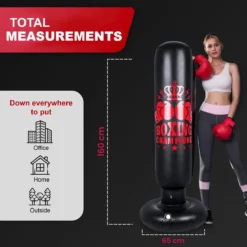 Befitco - Opblaasbare Bokszak - Staande Boksbal Op Voet - Bokspaal Voor Volwassenen En Kinderen -Merkloos Verkoop 1200x1200 1411