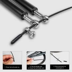 DK.® Professioneel Crossfit & Fitness Springtouw - Speedrope - Jump Rope - Voor Volwassenen En Kinderen - Blauw -Merkloos Verkoop 1200x1200 142