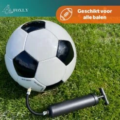 FOXLY® Ballenpomp Met Extra Naalden - Voetbalpomp - Pomp Universeel - Opbergvakje - Zwart -Merkloos Verkoop 1200x1200 148