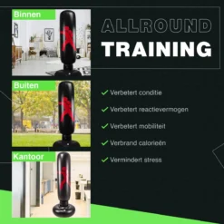 Zoluko Opblaasbare Bokszak Op Voet - Incl. Bokshandschoenen En Voetpompje - Voor Binnen En Buiten - Voor Volwassenen En Kinderen - Bokszak Staand - Boksbal Op Voet - Boksbal Op Standaard - Boksen - Reflexbal - Bokspaal - Bokstrainer - Zwart/Rood 15 Zoluko Opblaasbare Bokszak Op Voet - Incl. Bokshandschoenen En Voetpompje - Voor Binnen En Buiten - Voor Volwassenen En Kinderen - Bokszak Staand - Boksbal Op Voet - Boksbal Op Standaard - Boksen - Reflexbal - Bokspaal - Bokstrainer - Zwart/Rood -Merkloos Verkoop 1200x1200 1489