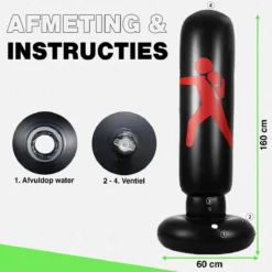 Zoluko Opblaasbare Bokszak Op Voet - Incl. Bokshandschoenen En Voetpompje - Voor Binnen En Buiten - Voor Volwassenen En Kinderen - Bokszak Staand - Boksbal Op Voet - Boksbal Op Standaard - Boksen - Reflexbal - Bokspaal - Bokstrainer - Zwart/Rood 16 Zoluko Opblaasbare Bokszak Op Voet - Incl. Bokshandschoenen En Voetpompje - Voor Binnen En Buiten - Voor Volwassenen En Kinderen - Bokszak Staand - Boksbal Op Voet - Boksbal Op Standaard - Boksen - Reflexbal - Bokspaal - Bokstrainer - Zwart/Rood -Merkloos Verkoop 1200x1200 1490