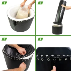 Tunturi Bokszak Staand - Vrijstaande Bokspaal - Met Zand Vulbare Voet - Zwart - 170 Cm Hoog - Incl. Gratis Fitness App -Merkloos Verkoop 1200x1200 1528