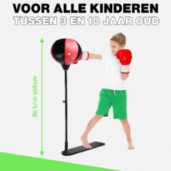 Zoluko Boksbal Op Standaard Voor Kinderen - Inclusief Bokshandschoenen En Opblaaspompje - Bokstrainer - Verstelbaar In Hoogte - Voor Binnen En Buiten - Boksbal Op Voet - Reflexbal - Boksbal Staand - Boksen - Zwart/Rood -Merkloos Verkoop 1200x1200 1564