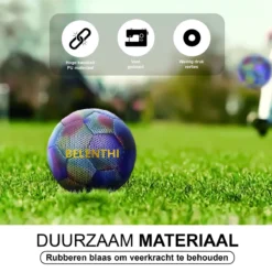 Belenthi Lichtgevende Voetbal - Glow In The Dark Bal - Lichtgevende Bal - Holografisch - Reflecterend -Merkloos Verkoop 1200x1200 157