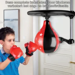 Zoluko Boksbal Met Deurhanger Voor Kinderen - Inclusief Display Met Timer & Telfunctie - Inclusief Bokshandschoenen - Verstelbaar In Hoogte - Voor Binnen En Buiten - Boksen - Speedball - Bokstrainer - Reflexbal - Zwart/Rood -Merkloos Verkoop 1200x1200 1584