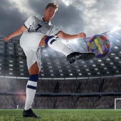 Belenthi Lichtgevende Voetbal - Glow In The Dark Bal - Lichtgevende Bal - Holografisch - Reflecterend -Merkloos Verkoop 1200x1200 159