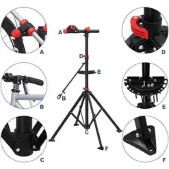 Merkloos Decopatent® Sterke Montagestandaard Fiets - 360° Draaibaar - Verstelbaar + Gereedschapsbakje - Fiets Montage Reparatie Standaard -Merkloos Verkoop 1200x1200 1738