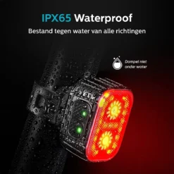 Inlustro Fietslamp Set - Voorlicht / Achterlicht - LED Fietslampjes Rood En Wit - Fietslicht Koplamp - Waterdicht - USB Oplaadbaar -Merkloos Verkoop 1200x1200 1785