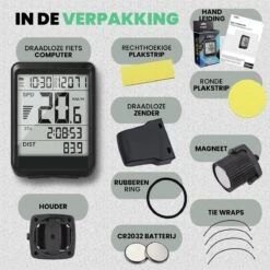 Strex Draadloze Fietscomputer - 17 Functies - Extra Groot Scherm - Draadloze Fiets Computer Draadloos Waterdicht - NL Handleiding -Merkloos Verkoop 1200x1200 1801