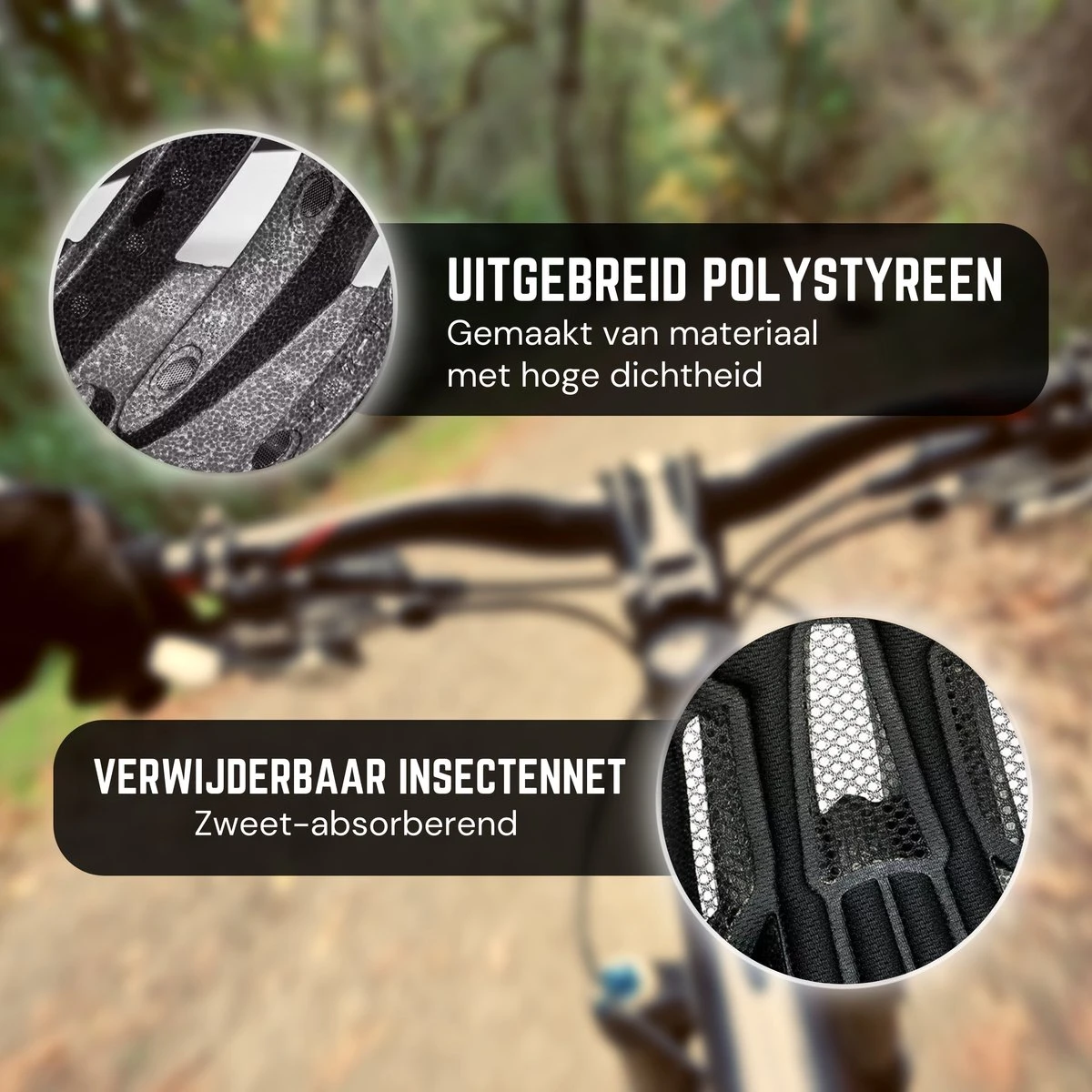 Rebela | Fietshelm | Helm | Hoofdbescherming | Sport Lights Matt Zwart- Wit | Heren-Dames | Medium 54/62cm 7 Rebela | Fietshelm | Helm | Hoofdbescherming | Sport Lights Matt Zwart- Wit | Heren-Dames | Medium 54/62cm - Afbeelding 7