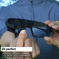 BBB Cycling FullView Fietsbril - Frameless Zonnebril - Wielrenbril Met 3 Lenzen - Glanzend Zwart - BSG-63 -Merkloos Verkoop 1200x1200 2032