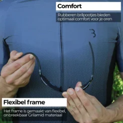 BBB Cycling FullView Fietsbril - Frameless Zonnebril - Wielrenbril Met 3 Lenzen - Glanzend Zwart - BSG-63 -Merkloos Verkoop 1200x1200 2033