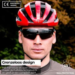 BBB Cycling FullView Fietsbril - Frameless Zonnebril - Wielrenbril Met 3 Lenzen - Glanzend Zwart - BSG-63 -Merkloos Verkoop 1200x1200 2035