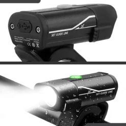 Lovnix - Oplaadbare Fietslamp LED Verlichting Set - USB Oplaadbaar - Fietslicht Met LED Lamp - Voor- En- Achter Licht - Regenbestendig - Geschikt Voor Mountainbike Fietsen Wandelen Speleologie -Merkloos Verkoop 1200x1200 2042