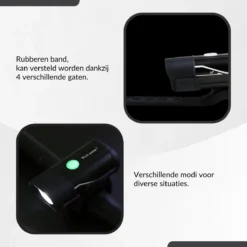 Lovnix - Oplaadbare Fietslamp LED Verlichting Set - USB Oplaadbaar - Fietslicht Met LED Lamp - Voor- En- Achter Licht - Regenbestendig - Geschikt Voor Mountainbike Fietsen Wandelen Speleologie -Merkloos Verkoop 1200x1200 2046
