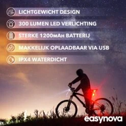LED Fietsverlichting Set – Oplaadbaar Via USB - Voorlicht En Achterlicht - Waterbestendig - Complete Fietslamp Set -Merkloos Verkoop 1200x1200 2058