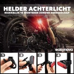 LED Fietsverlichting Set – Oplaadbaar Via USB - Voorlicht En Achterlicht - Waterbestendig - Complete Fietslamp Set -Merkloos Verkoop 1200x1200 2061