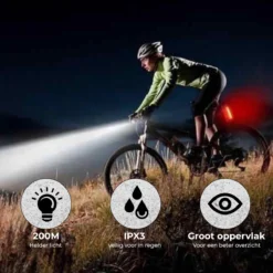 PRO LED 2022 Fietsverlichting Set - Racefiets Verlichting - Voorlicht En Achterlicht - Fietsaccessoires - USB Oplaadbaar - IP65 Waterdicht -Merkloos Verkoop 1200x1200 2123