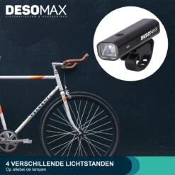 DesoMax® Fietsverlichting Set USB Oplaadbaar Heldere Fietslamp - Voorlicht - Achterlicht - Koplamp - Achterlamp 16 DesoMax® Fietsverlichting Set USB Oplaadbaar Heldere Fietslamp - Voorlicht - Achterlicht - Koplamp - Achterlamp -Merkloos Verkoop 1200x1200 2165