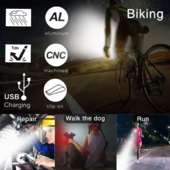 BOTC Fietsverlichting USB Oplaadbaar - Oplaadbare USB Led Fietslamp - Voorlicht & Achterlicht - Waterdicht -Merkloos Verkoop 1200x1200 2172