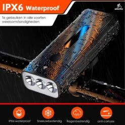 BikePro LED Fietsverlichting Set - Voorlicht En Achterlicht - USB Oplaadbaar - Fietslamp - Koplamp Fiets - Fietslampjes - Fietslichten -Merkloos Verkoop 1200x1200 2179