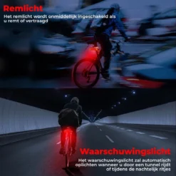 B-care Elektrische Fietsverlichting - Inclusief Afstandsbediening En Richtingaanwijzers - Fietsalarm - Anti Diefstal Alarm - Fiets Achterlicht - Fietsbel - Fiets Accessoires -Merkloos Verkoop 1200x1200 2195