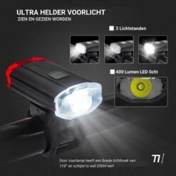 TIKKENS® LED Fietsverlichting Helmlamp - Helm - Voorlicht & Achterlicht - USB Oplaadbaar - Zwart - Voor En Achter - Waterdicht - Fietslampjes 18 TIKKENS® LED Fietsverlichting Helmlamp - Helm - Voorlicht & Achterlicht - USB Oplaadbaar - Zwart - Voor En Achter - Waterdicht - Fietslampjes -Merkloos Verkoop 1200x1200 2213
