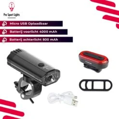 1200 Lumen & 100 Lumen Pro Sport Lights Fietsverlichtingsset - LED Fietslampen USB Oplaadbaar 35 1200 Lumen & 100 Lumen Pro Sport Lights Fietsverlichtingsset - LED Fietslampen USB Oplaadbaar -Merkloos Verkoop 1200x1200 2250