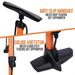Strex Fietspomp - Drukmeter - 11 Bar – Bal Pomp - Oranje -Merkloos Verkoop 1200x1200 2348