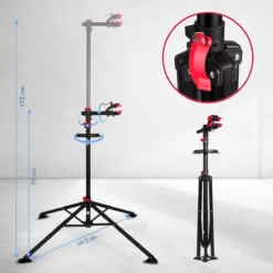 LifeGoods Fiets Montagestandaard - Fietsreparatie Racefiets / MTB - Incl. Stuurhouder - Zwart/Rood -Merkloos Verkoop 1200x1200 2372