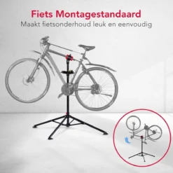 LifeGoods Fiets Montagestandaard - Fietsreparatie Racefiets / MTB - Incl. Stuurhouder - Zwart/Rood -Merkloos Verkoop 1200x1200 2373