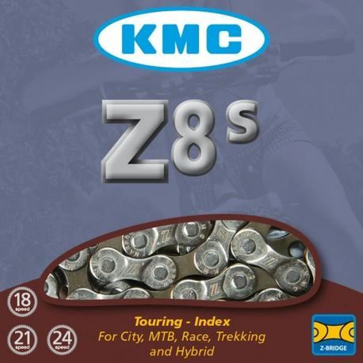 KMC Z8S - Fietsketting - 6/7/8 Speed - 114 Schakels - Zilver 9 KMC Z8S - Fietsketting - 6/7/8 Speed - 114 Schakels - Zilver - Afbeelding 9