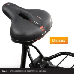 R2B® Fietszadel Voor Dames En Heren - Inclusief Waterdichte Zadelhoes - Zwart - Reflectie En Ventilatie - Gel Zadel / Gelzadel -Merkloos Verkoop 1200x1200 2472