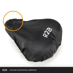 R2B® Fietszadel Voor Dames En Heren - Inclusief Waterdichte Zadelhoes - Zwart - Reflectie En Ventilatie - Gel Zadel / Gelzadel -Merkloos Verkoop 1200x1200 2473