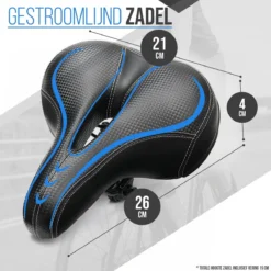 Strex Fietszadel - Unisex - Extra Comfortabel - Ventilerend - Incl. Zadelhoes -Merkloos Verkoop 1200x1200 2479
