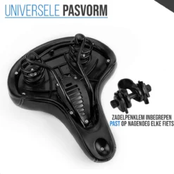 Strex Fietszadel - Unisex - Extra Comfortabel - Ventilerend - Incl. Zadelhoes -Merkloos Verkoop 1200x1200 2482