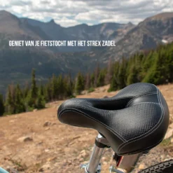 Strex Fietszadel - Unisex - Extra Comfortabel - Ventilerend - Incl. Zadelhoes -Merkloos Verkoop 1200x1200 2485